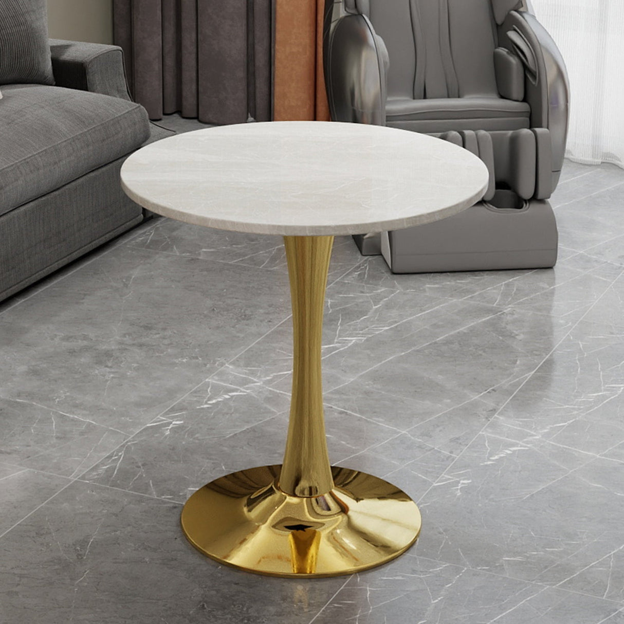 27.6-Inch Round Dining Table