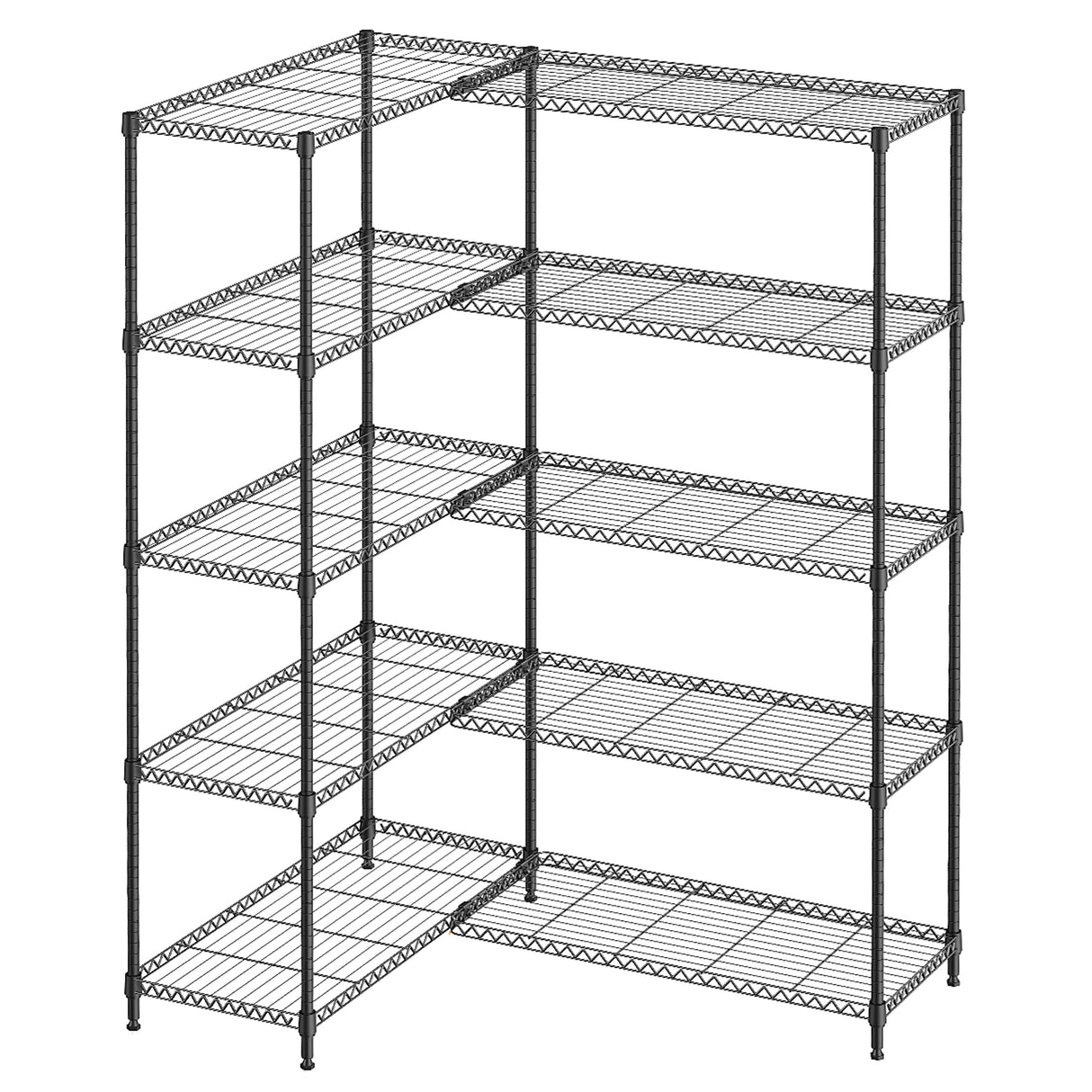 5 Tiers Adjustable Heavy Duty Metal Storage Shelves