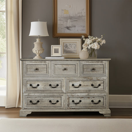 Vintage-Inspired-7-Drawer-Dresser-Dressers
