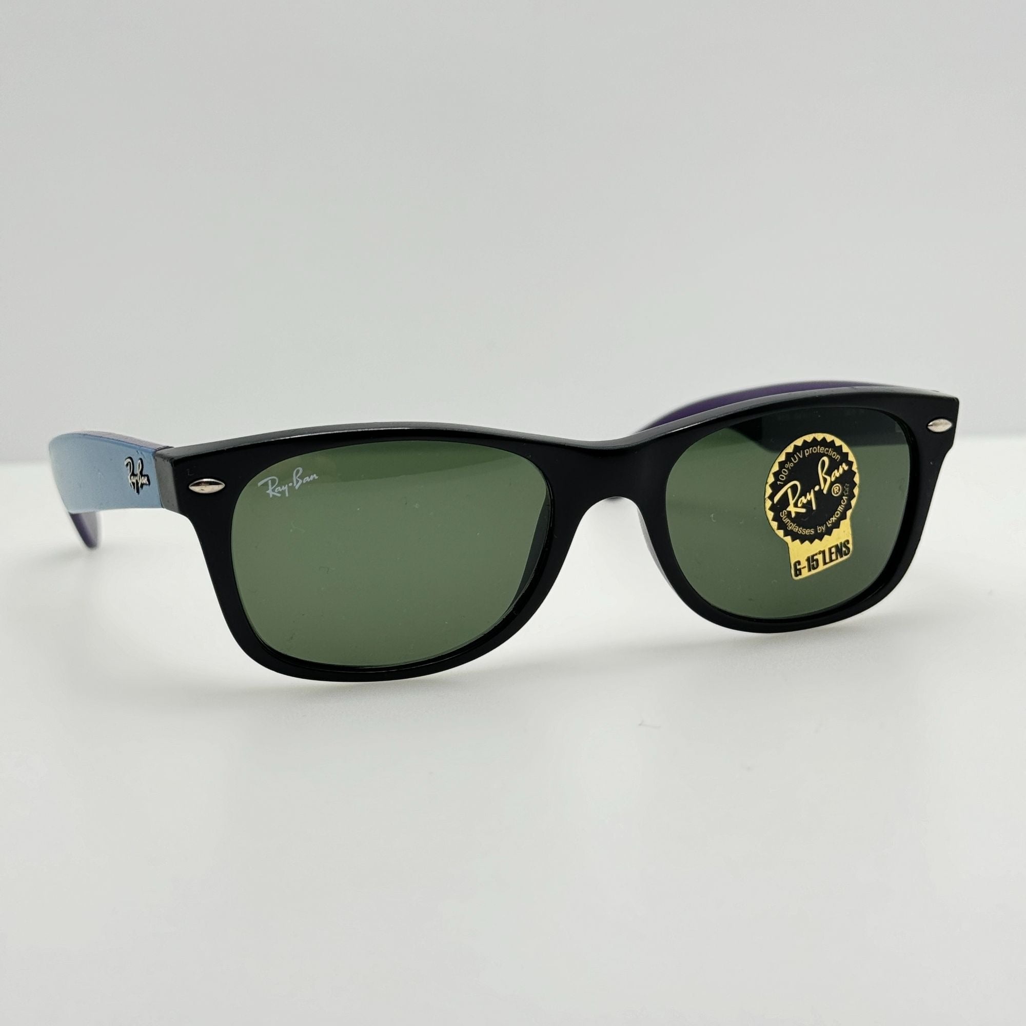 Ray-Ban-Sunglasses-RB-2132-“New-Wayfarer”-6183/71-52-18-Italy-Sunglasses