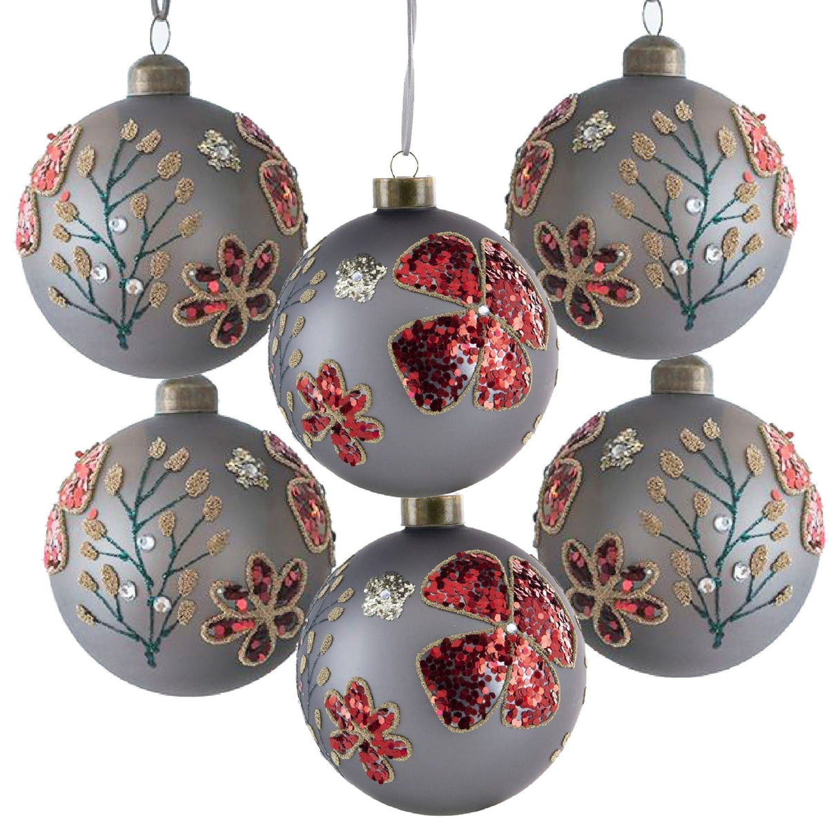 Glass Decorative Hanging Ball Christmas Tree Ornaments