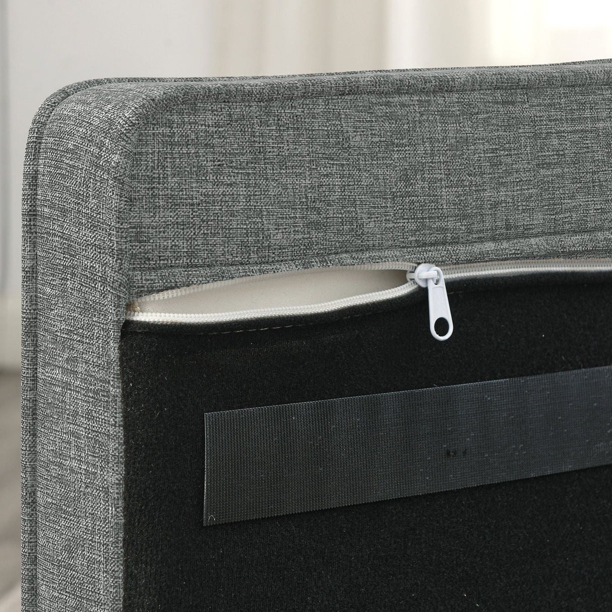 Modern Elegant Rectangle Pet Bed, Durable Elevated Dog Sofa