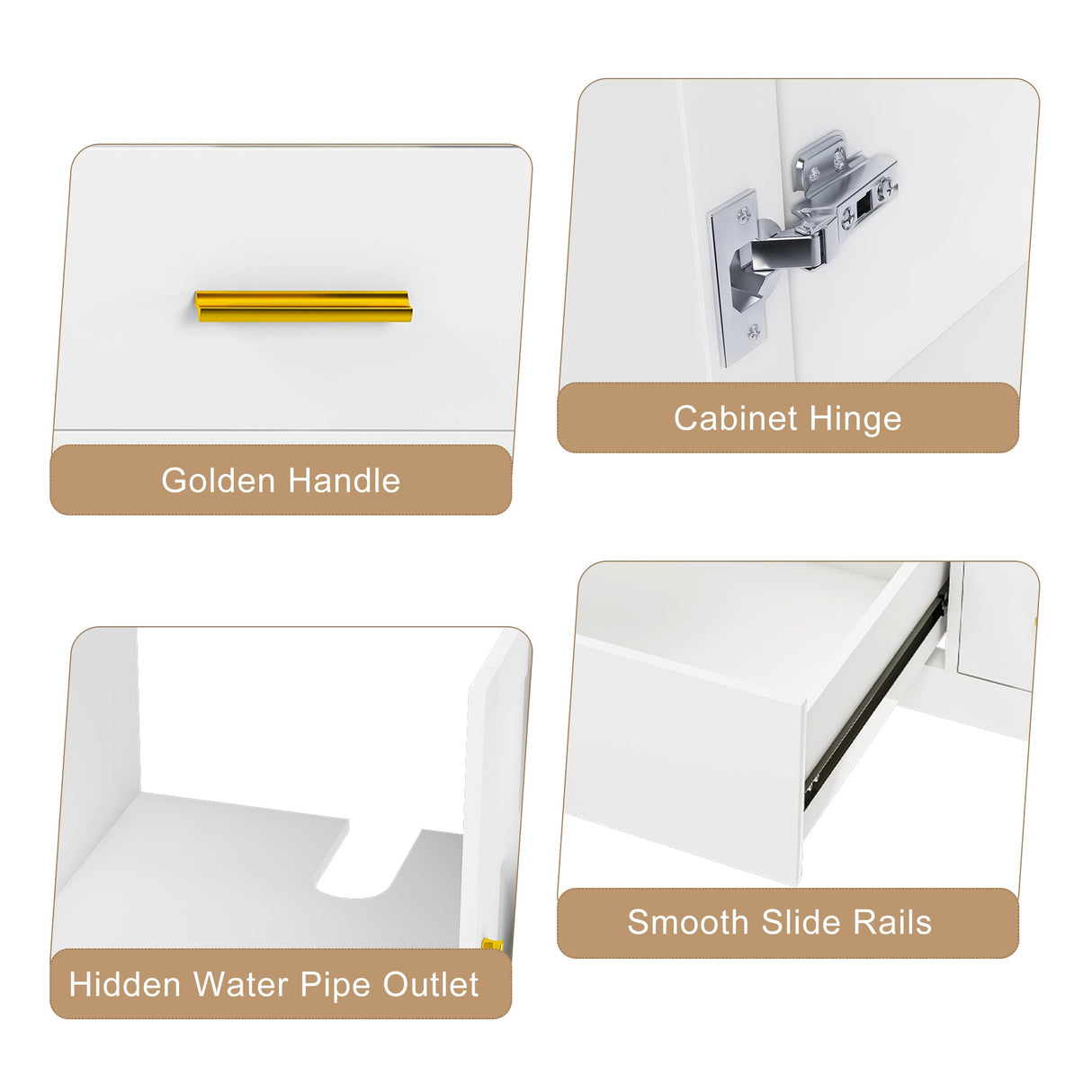 48" Bathroom Vanity Base Cabinet