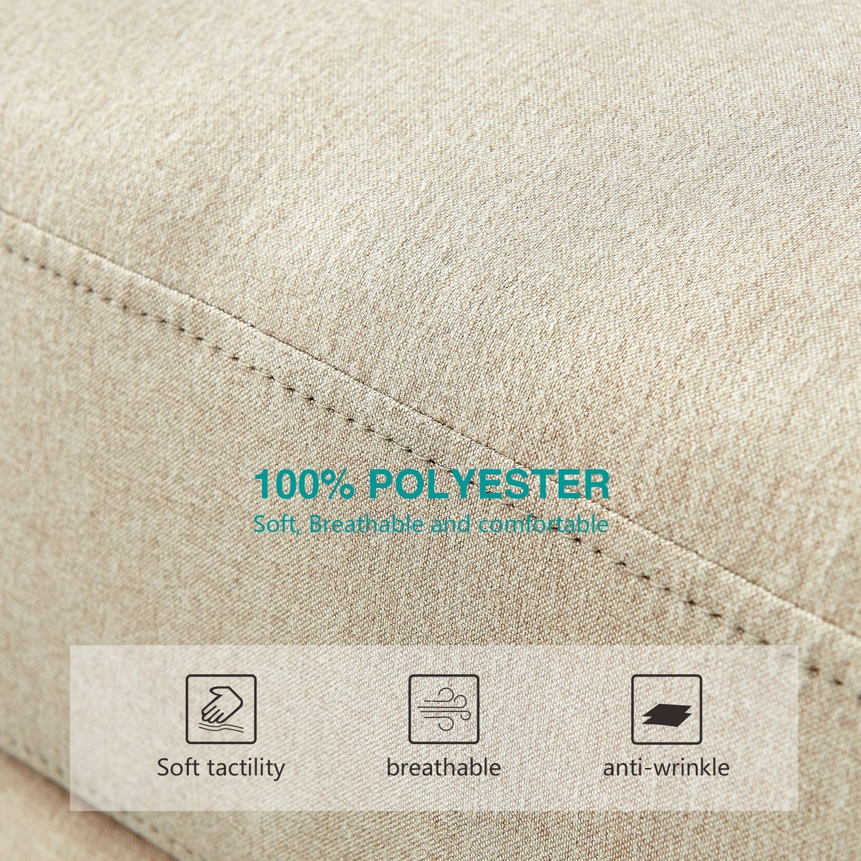 Living Room Sofa Single Seat Chair Beige