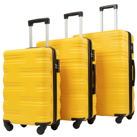 Hardshell Luggage Sets 3 Pcs Spinner Suitcase with TSA Lock