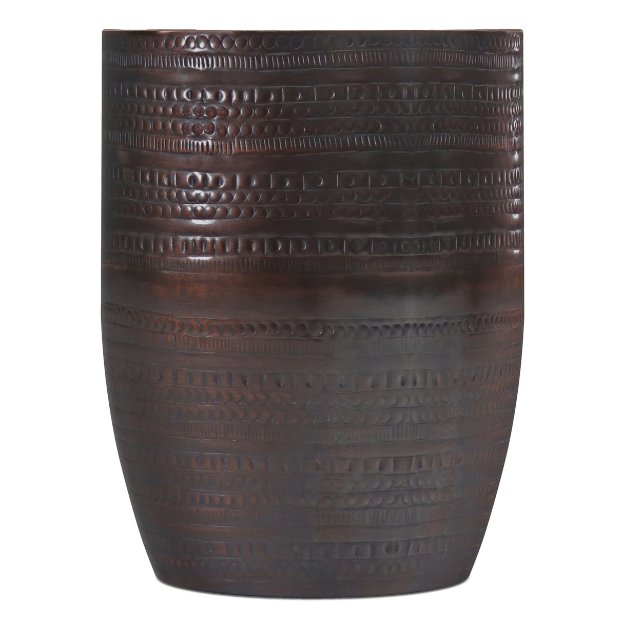 Johnsen - Handcrafted Large Metal Accent Table