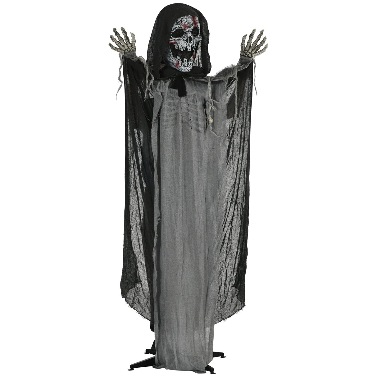74" Animated Skeleton Witch of the Haunted Hollow
