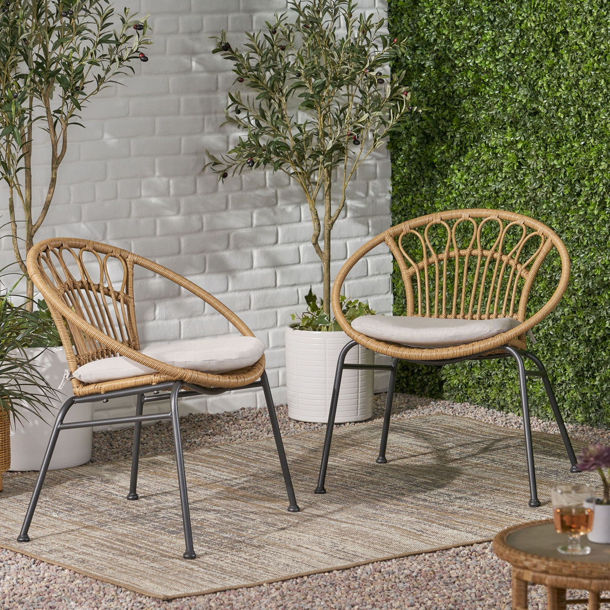 Banya - Chair (Set of 2) - Light Brown
