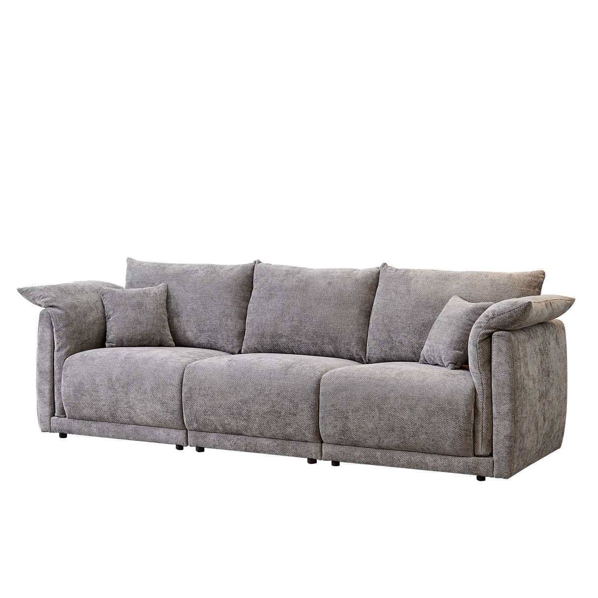 98.5' 3-Seater Sofa in Contemporary Grey
