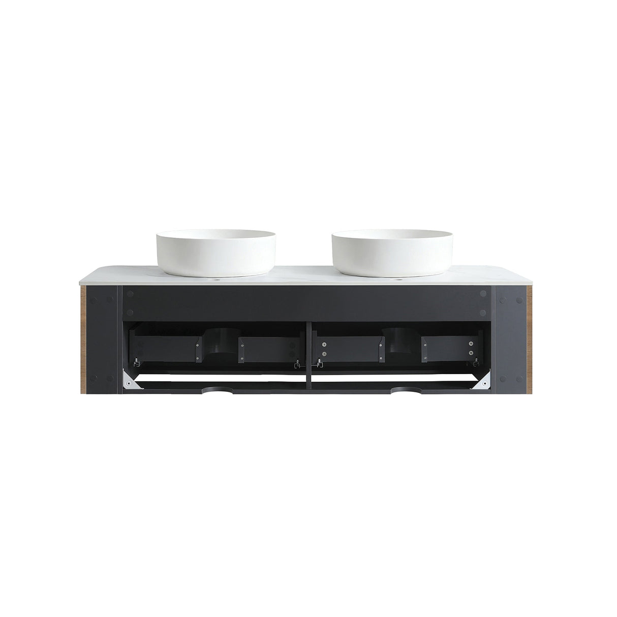 Erba 60 Inch Bathroom Vanity with Sink in Honey