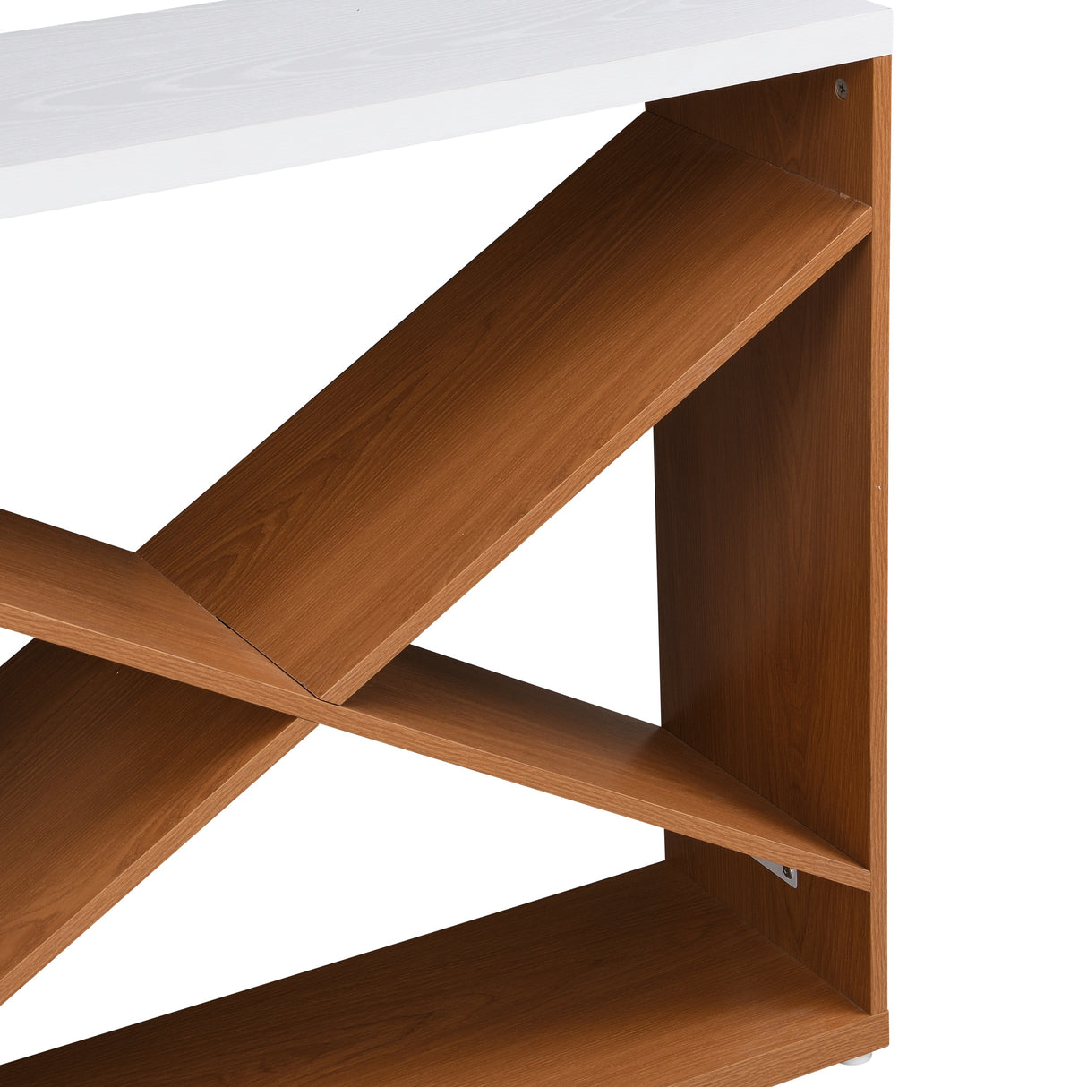 70.87 Inch Farmhouse Console Table in White