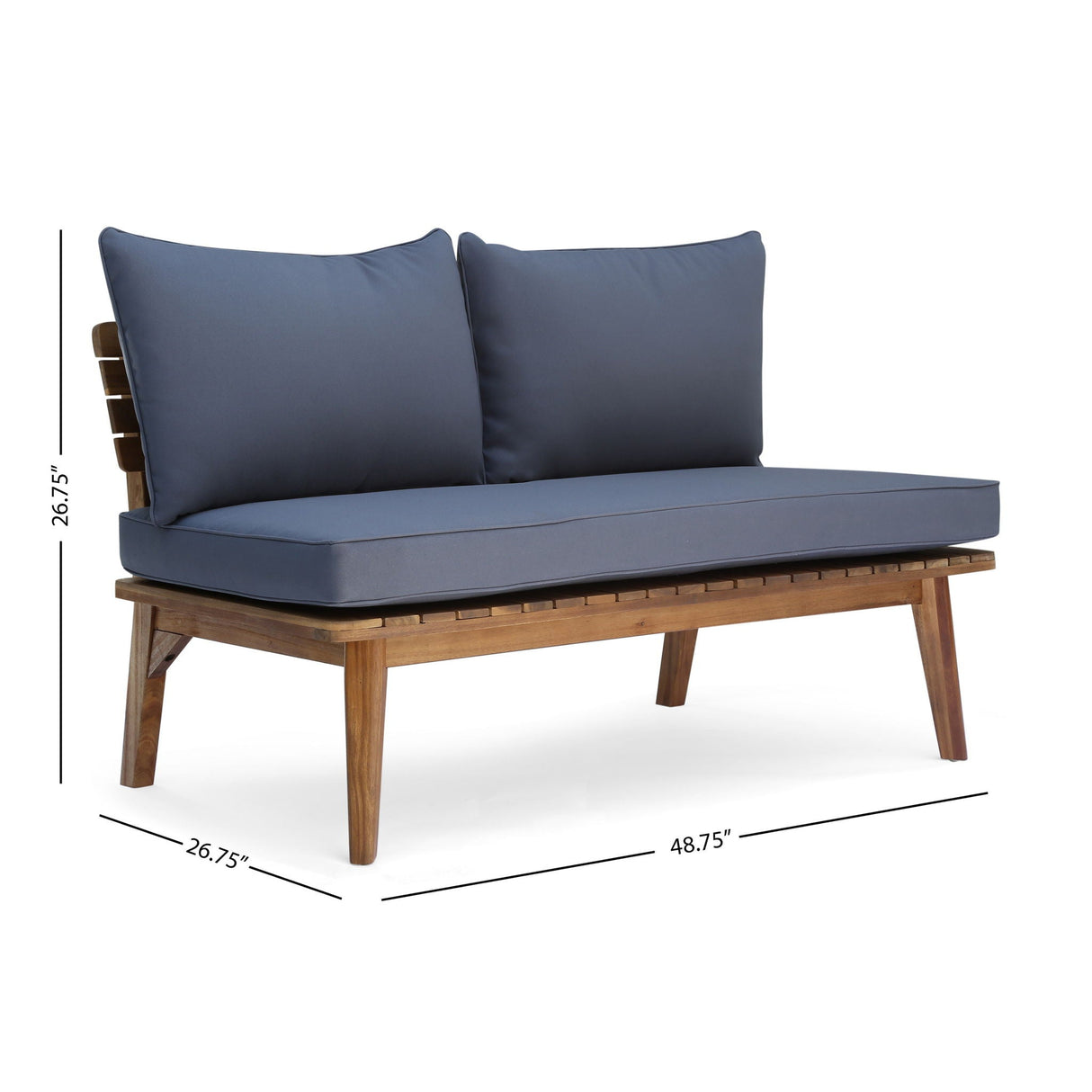 Balmoral Loveseat in Gray