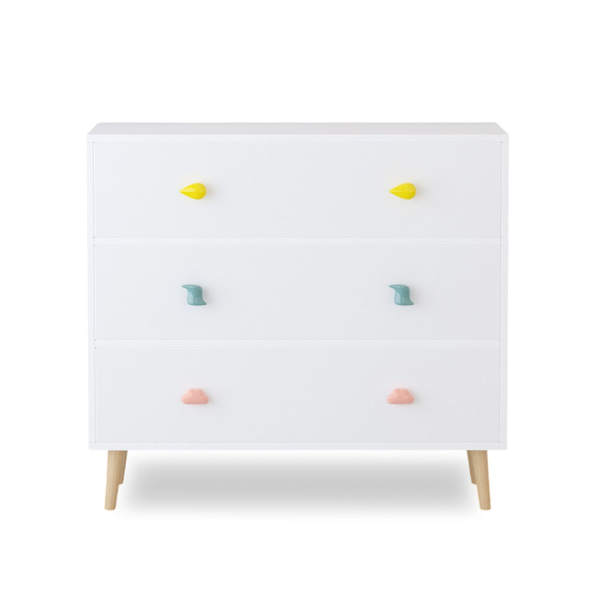 3 Drawer Dresser Storage Cabinet