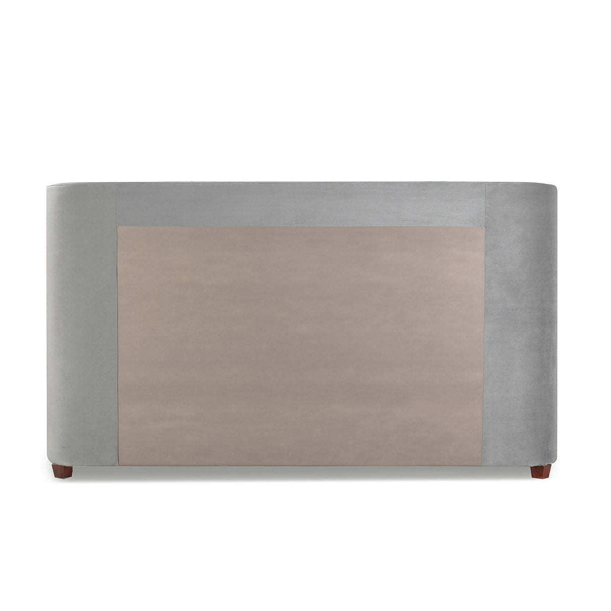 Brooklyn King Tufted Panel Bed Headboard and Footboard Set, Opal Grey Velvet