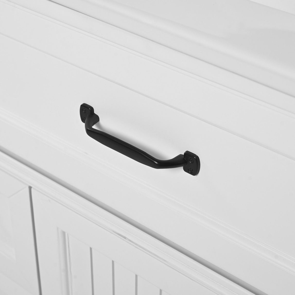 Bathroom Vanity With Sink, 2 Door Storage With Soft Closing Hinges - White