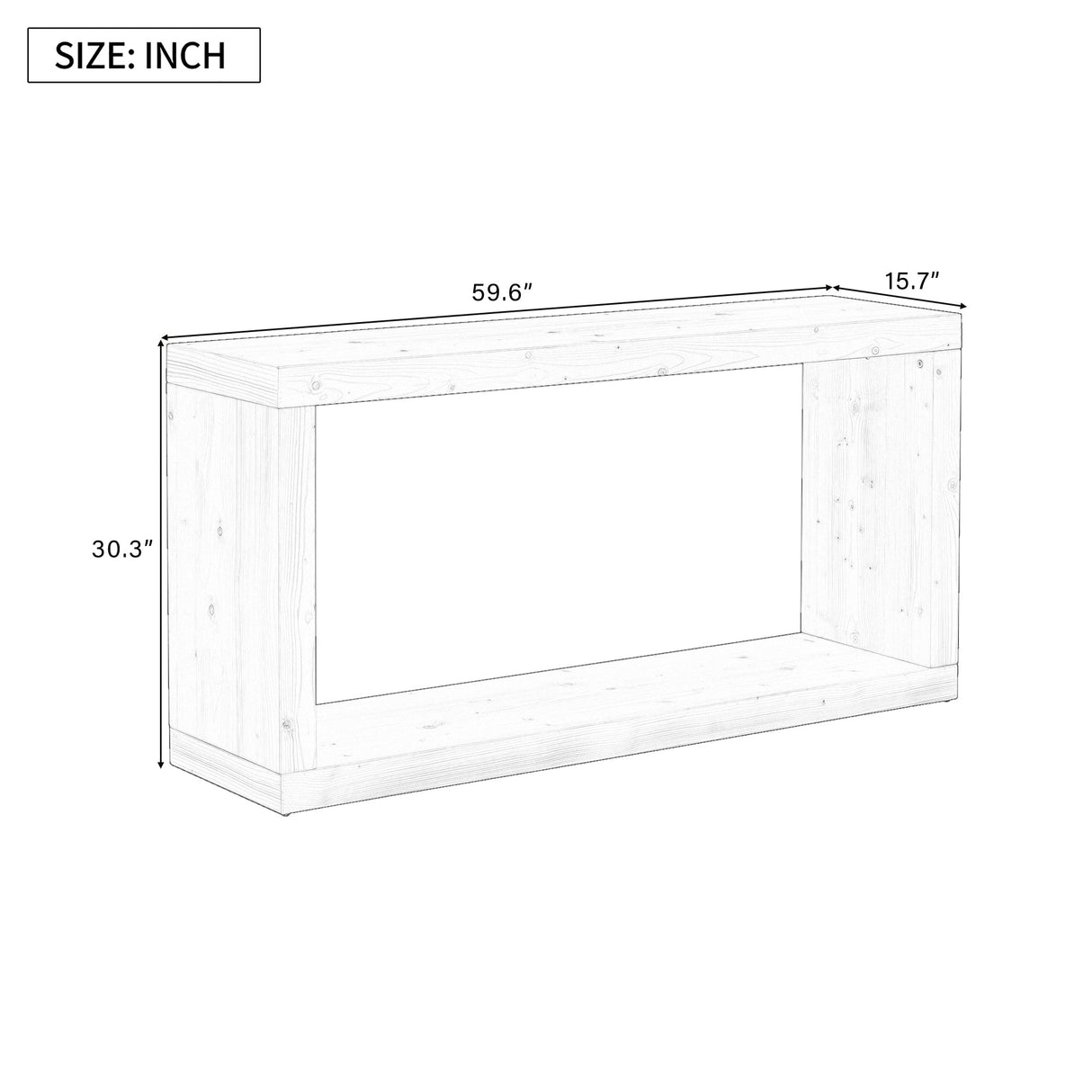 Modern Minimalist Entry Table