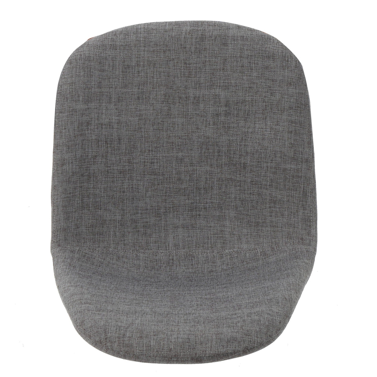 Modern Minimalist Fabric Dining Chair With Iron Legs