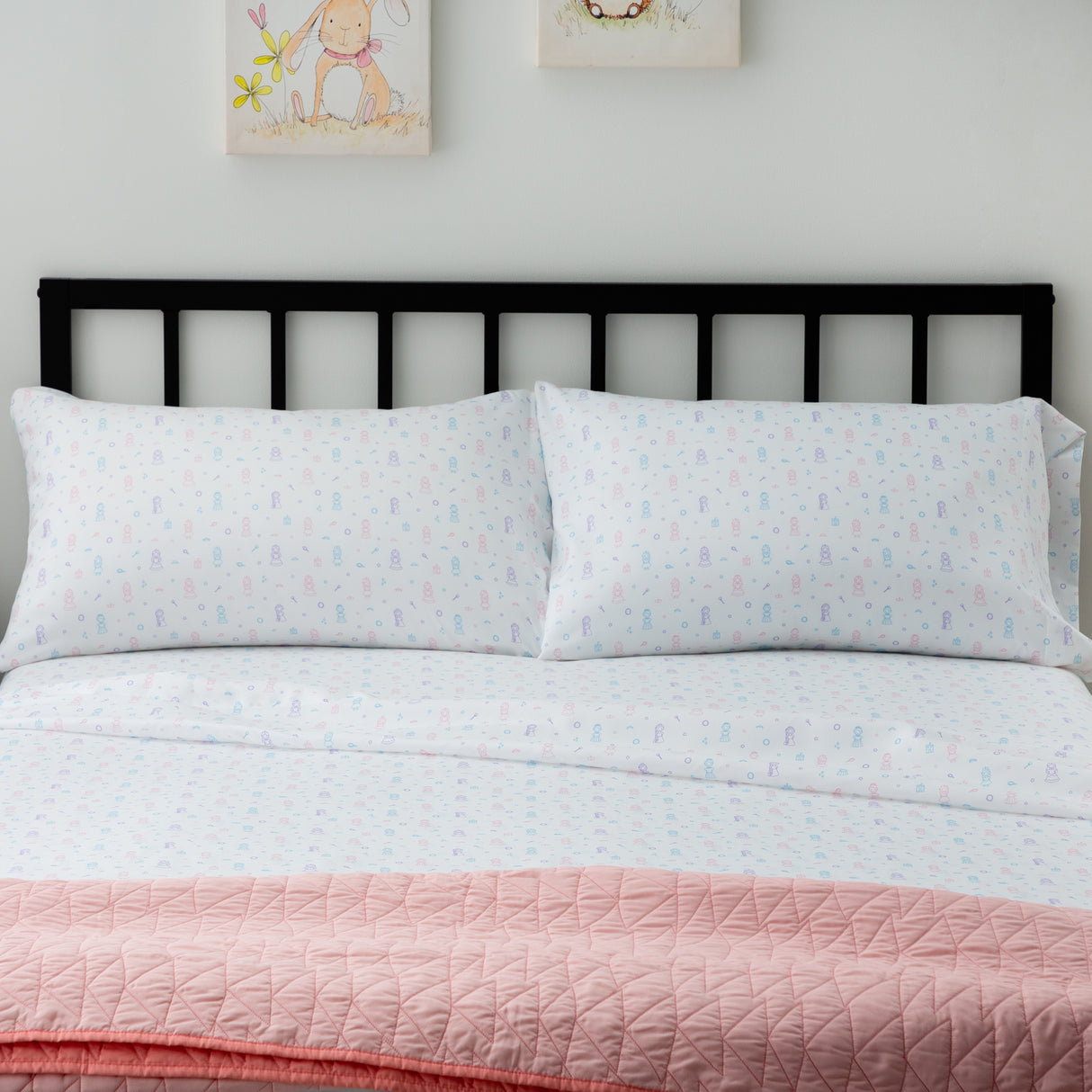 Linenspa Microfiber Sheet Set, Full, Princess Pattern