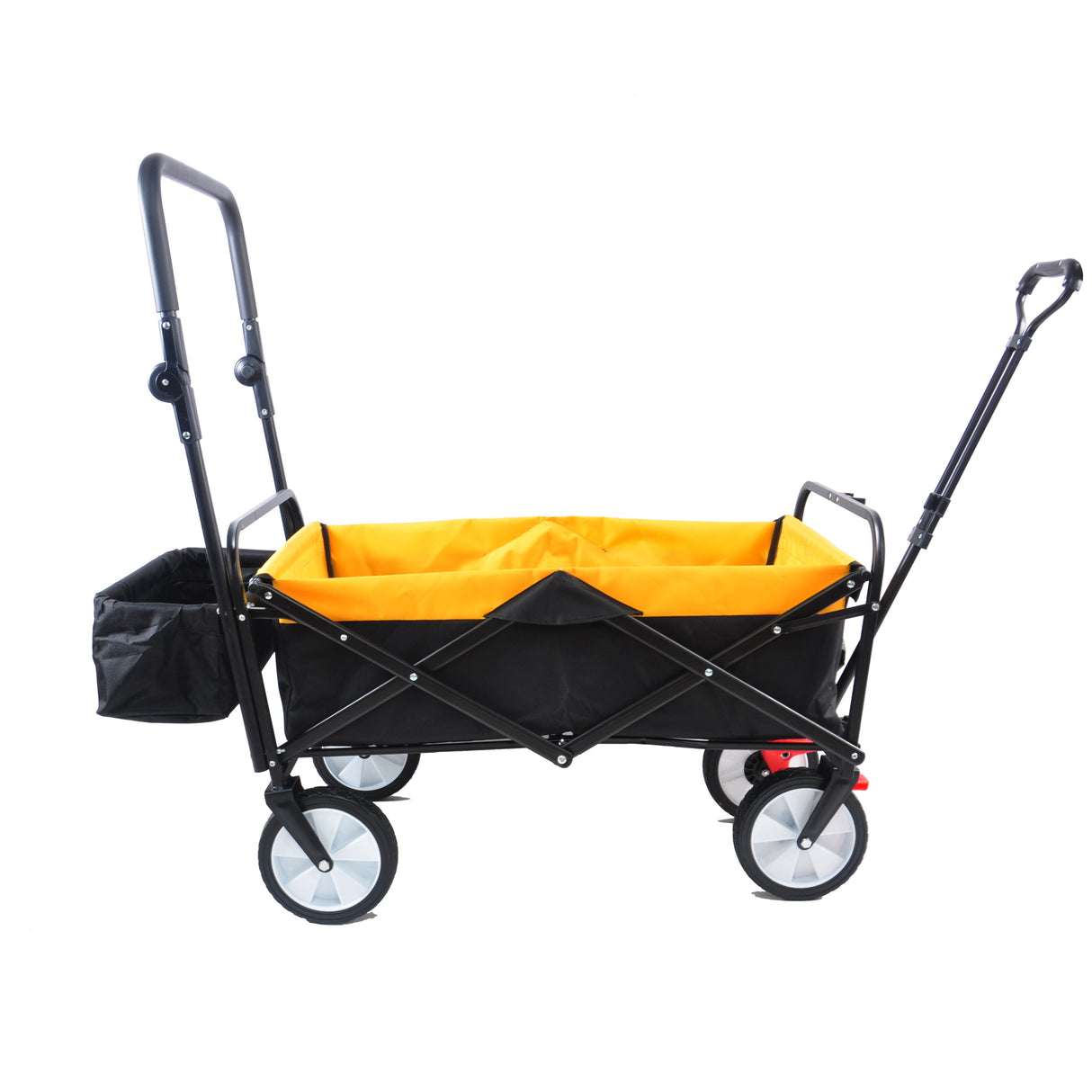 Folding Wagon Collapsible Outdoor Utility Wagon Heavy Duty Folding Garden Portable Hand Cart
