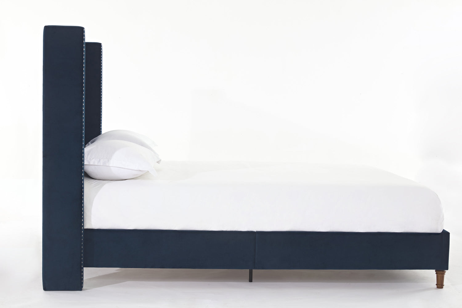 Luxury Wingback Upholstered Bed Frame