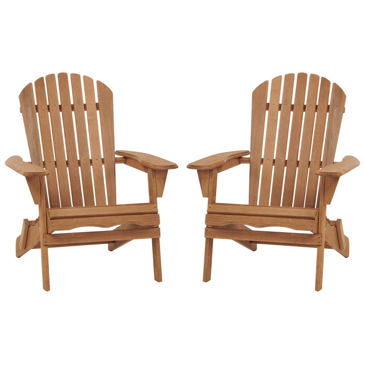 Oversize Outdoor Folding Adirondack Chair, Patio Chair For Garden