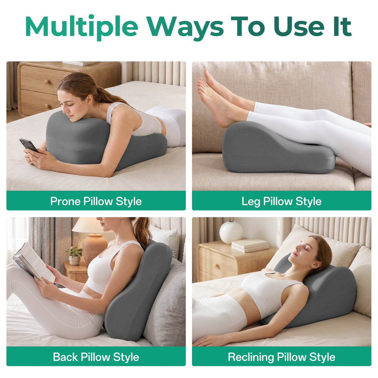 Ergonomic Memory Foam Sex Pillow for Couples