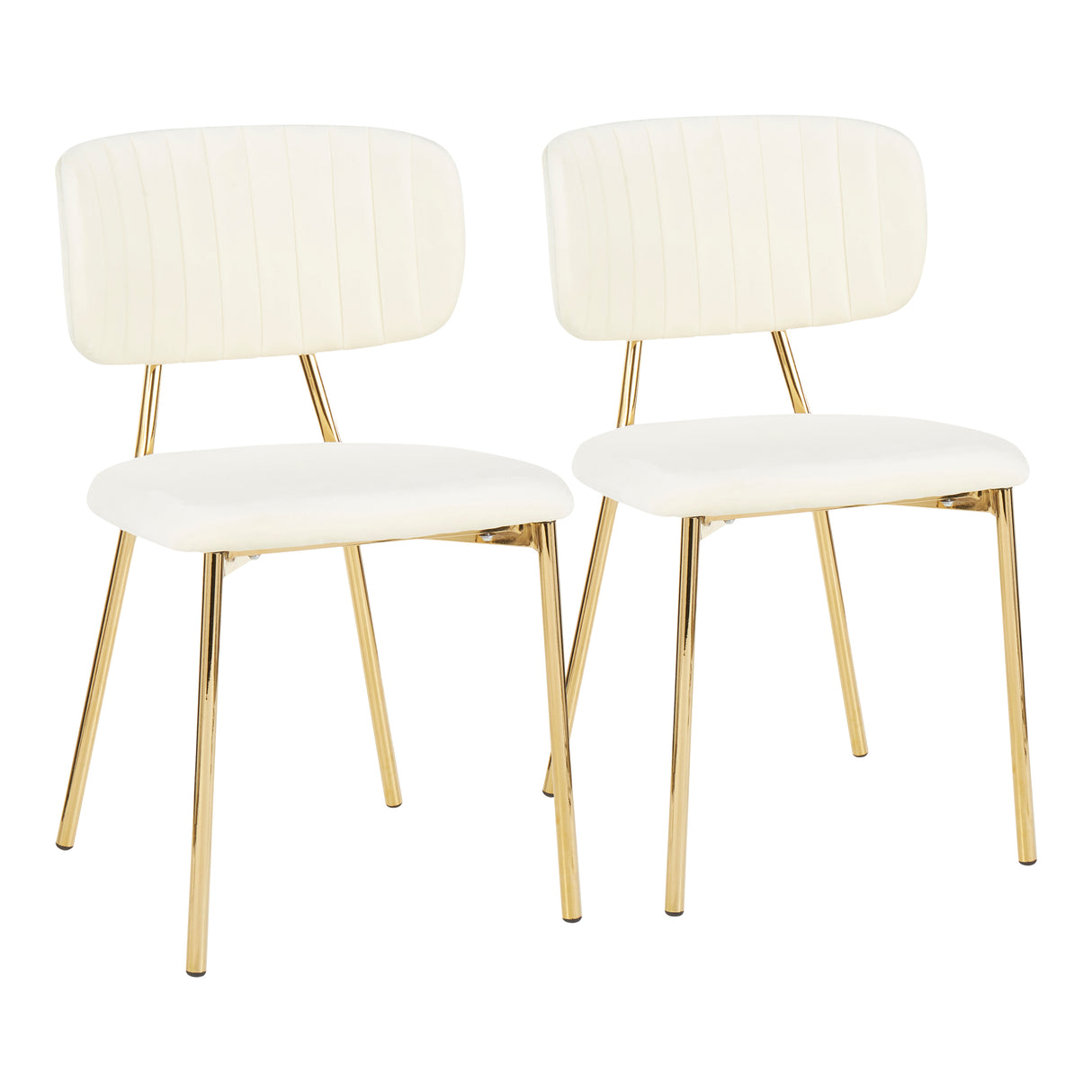 Bouton Contemporary/Glam Chair - Set of 2