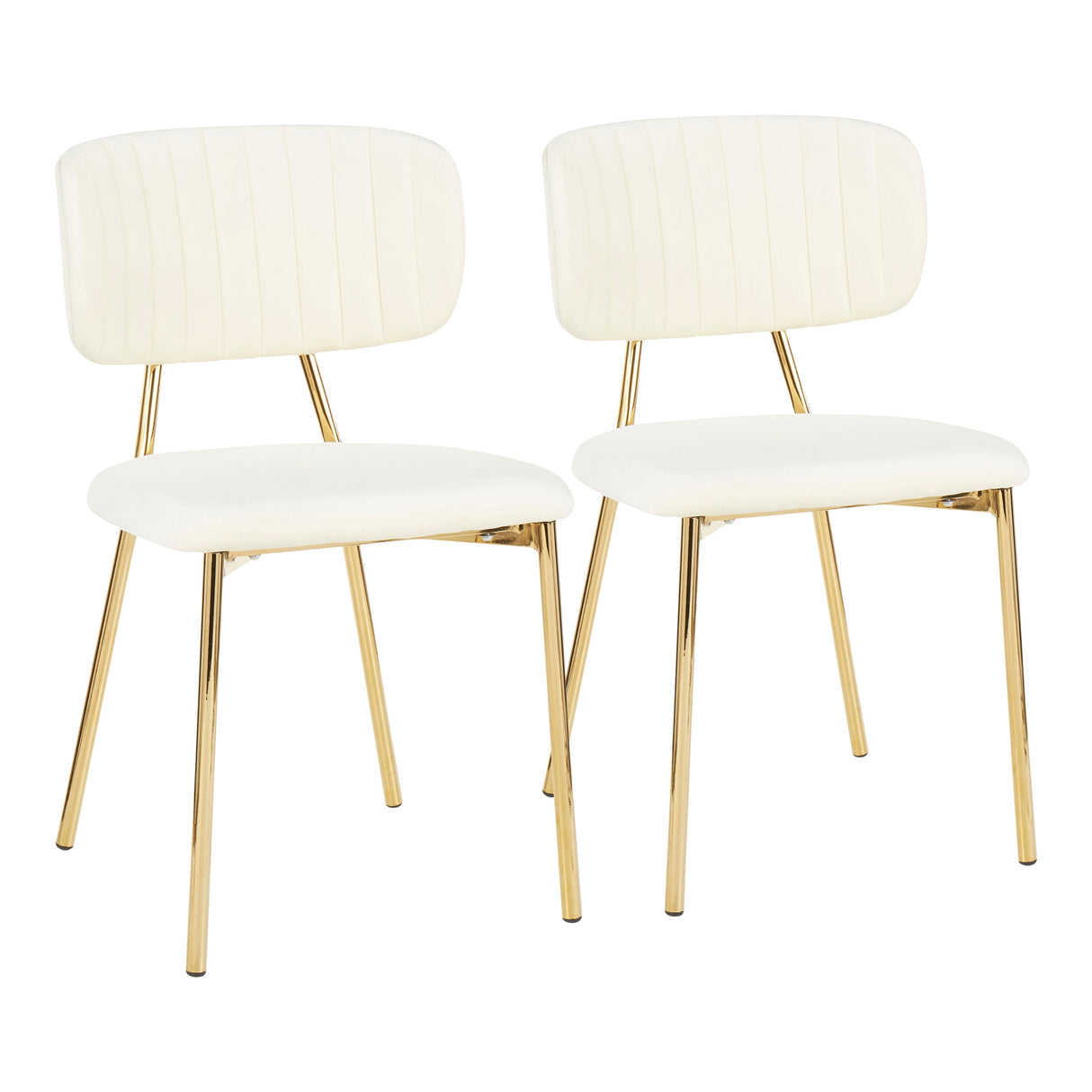 Bouton Contemporary/Glam Chair - Set of 2