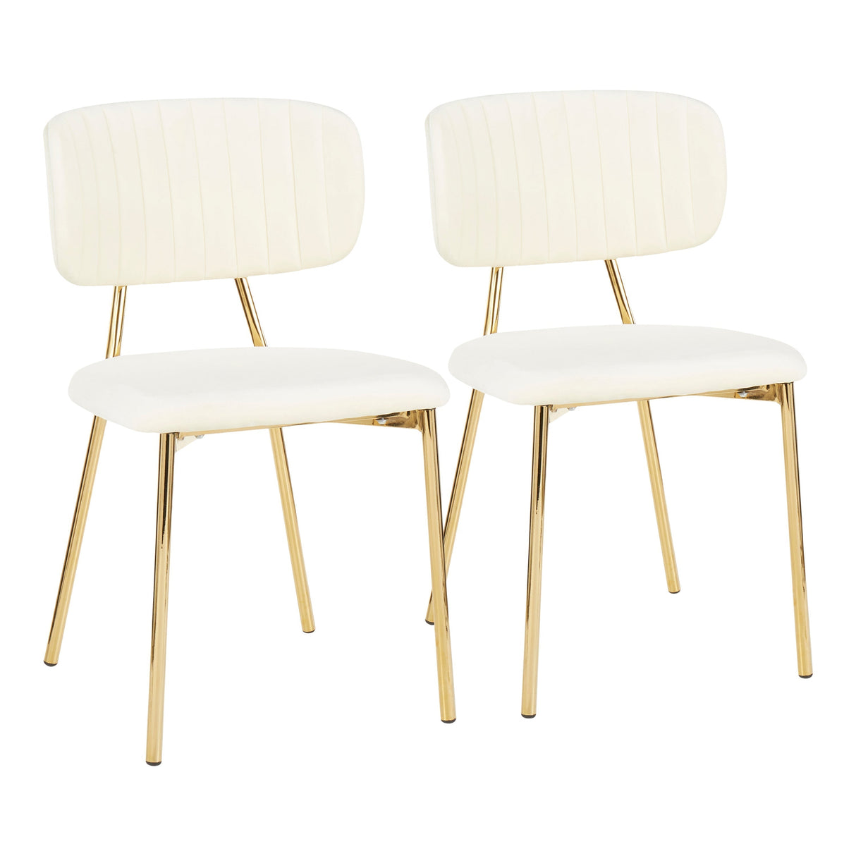 Bouton Contemporary/Glam Chair - Set of 2