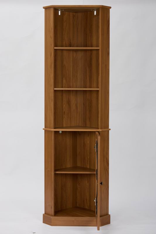 Tall Corner Bar Cabinet with Storage