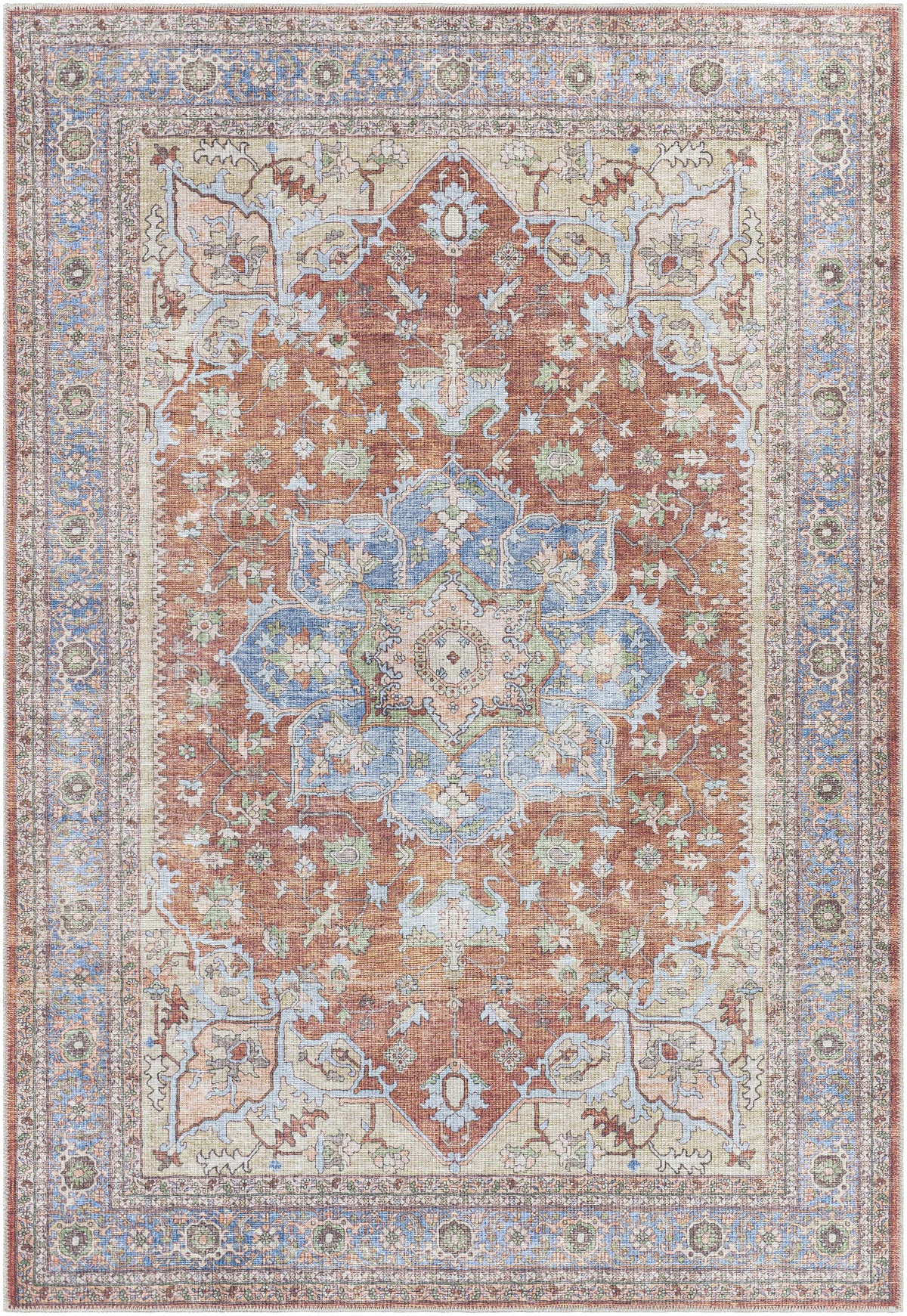 Brown Bagamanoc Medallion Area Rug - Clearance