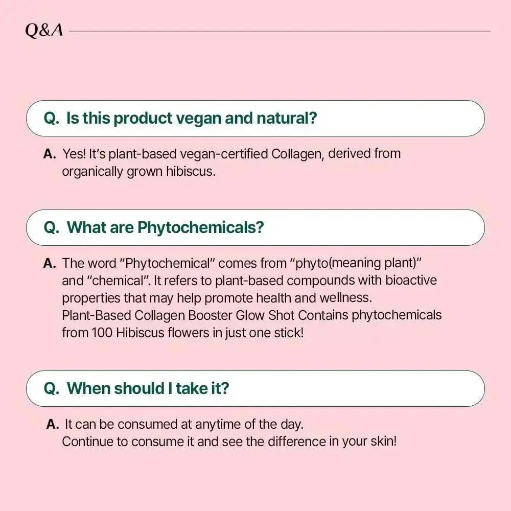 Plant Collagen Booster Glow Shot Bundle 14 Sticks x 3 Boxes