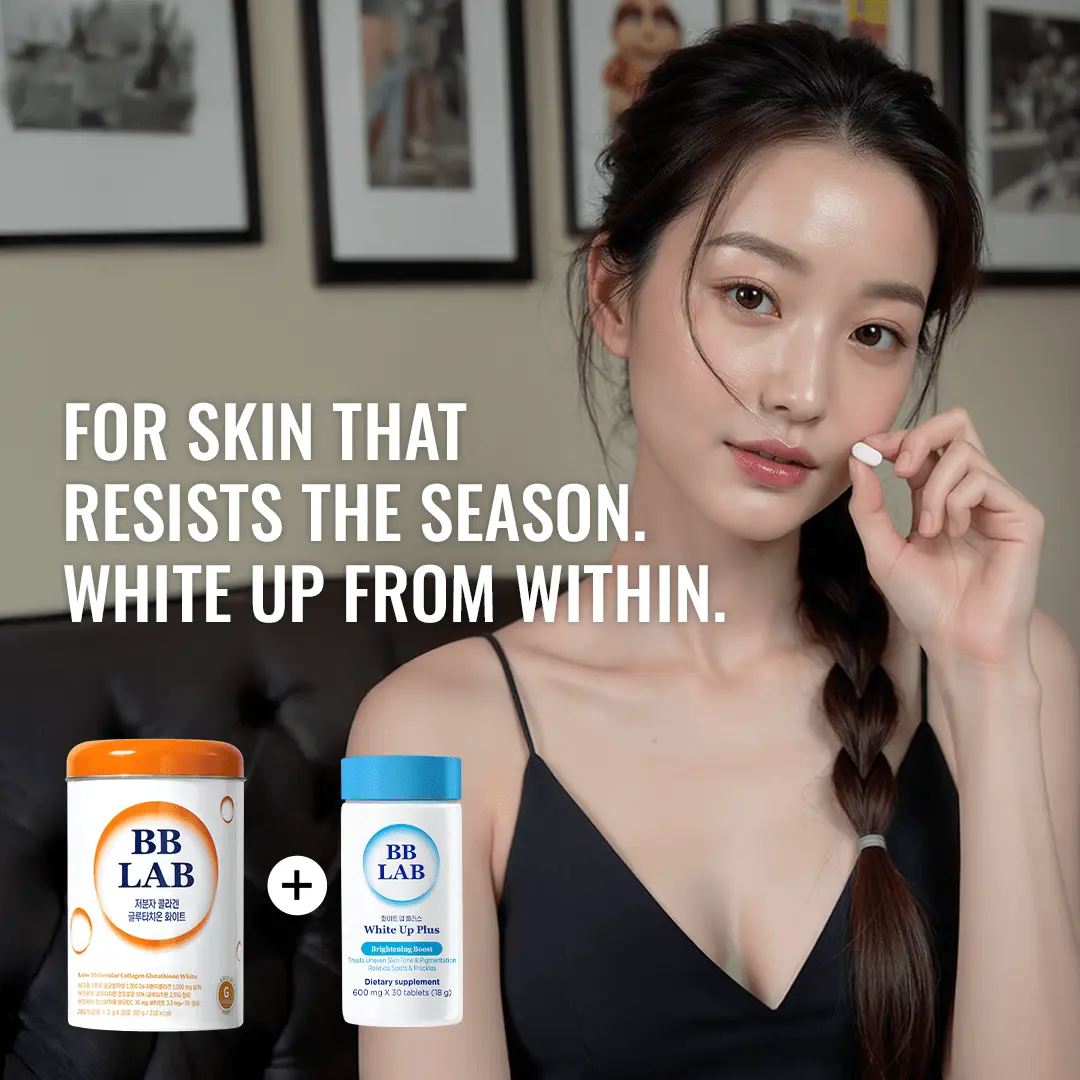 Bright & Firm Set: White Up Plus + Collagen Glutathione White