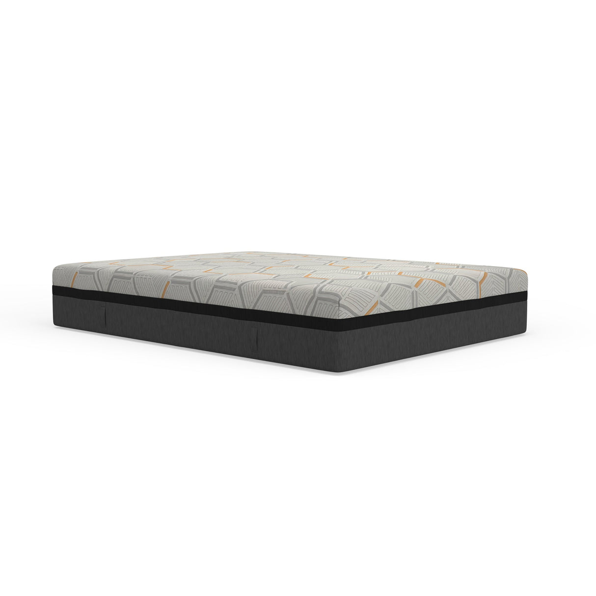 Hybrid copper gel cooling memory foam mattress with edge support and air ridge foam
