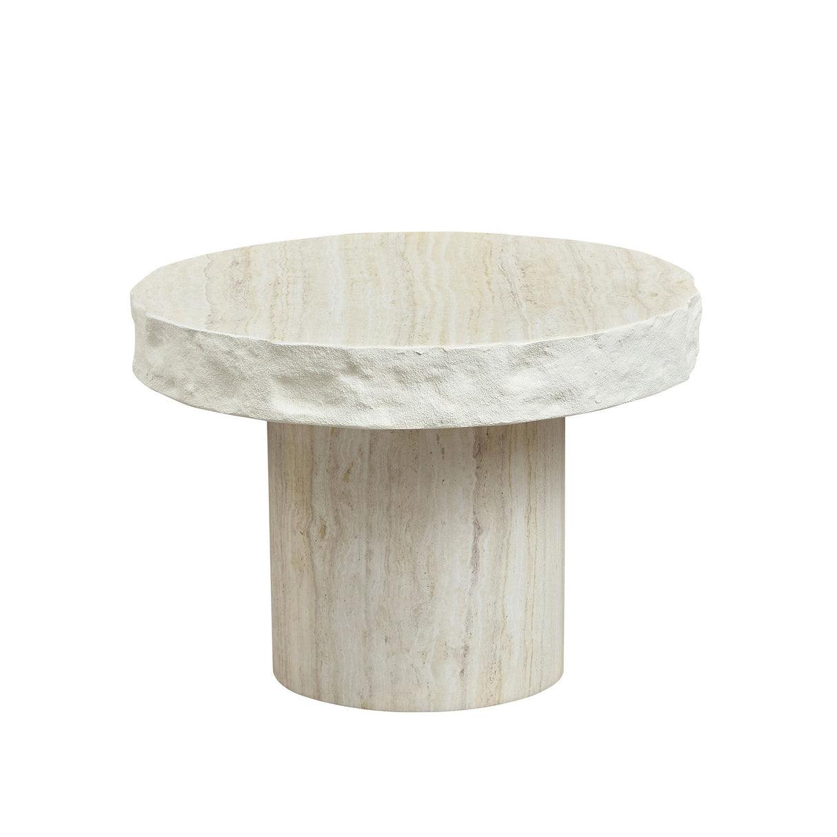 23.82 Inch Faux MARS Textural Patterns Coffee Table