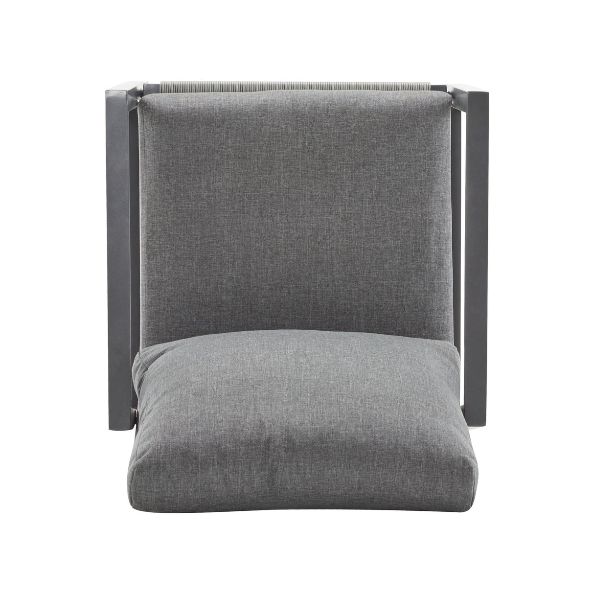 Modern Lounge Chair With Rope Accents And Cushions