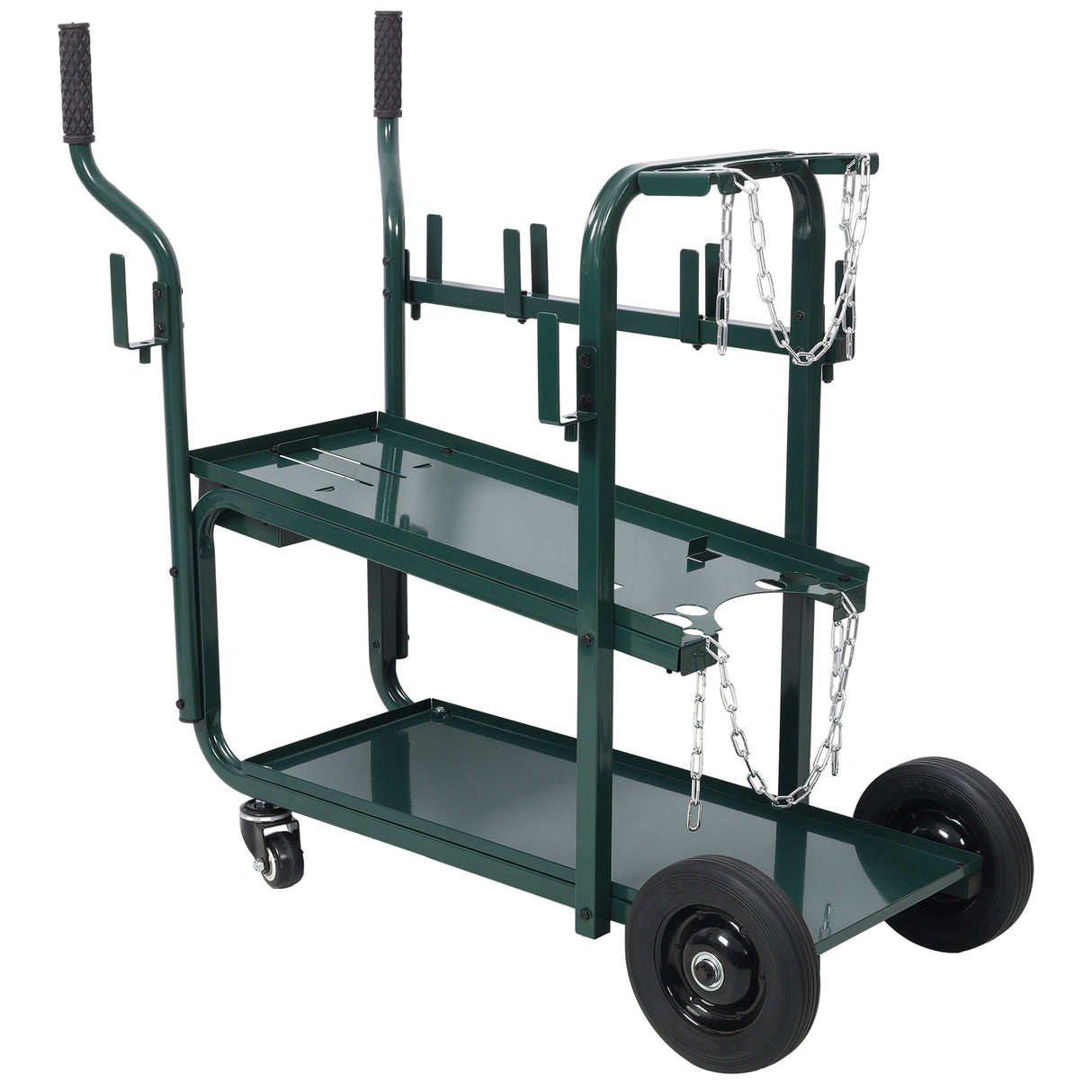 Heavy Duty 2-Tier Rolling Welding Cart