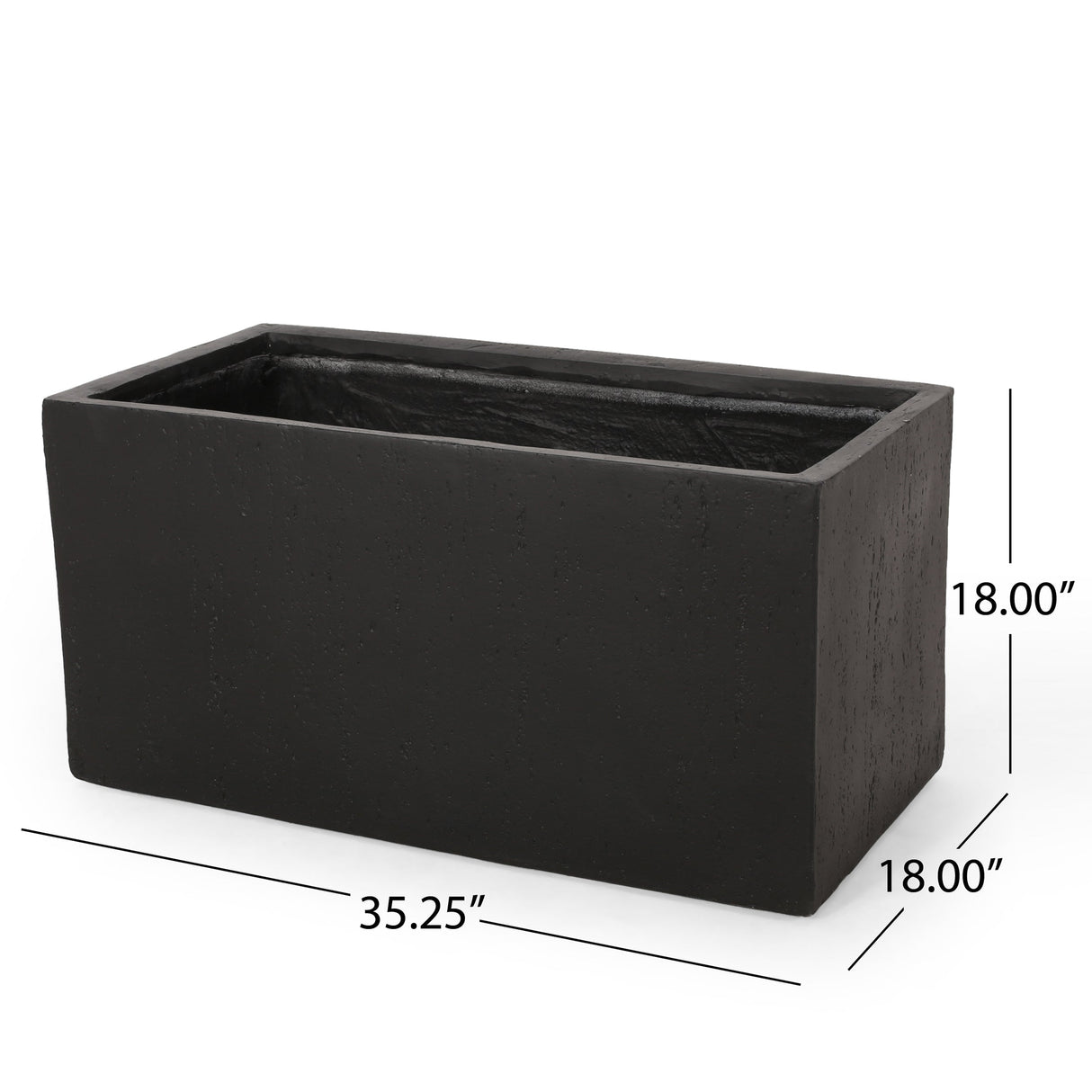 35''L Outdoor MGO Planter