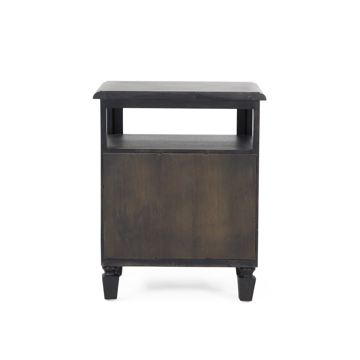 Black Classic Nightstand