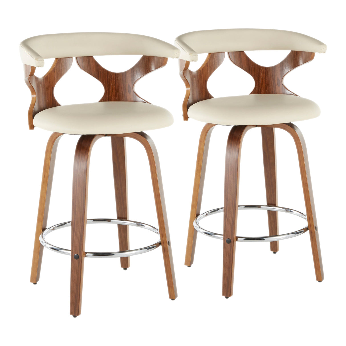 Mid-Century Modern Counter Stool