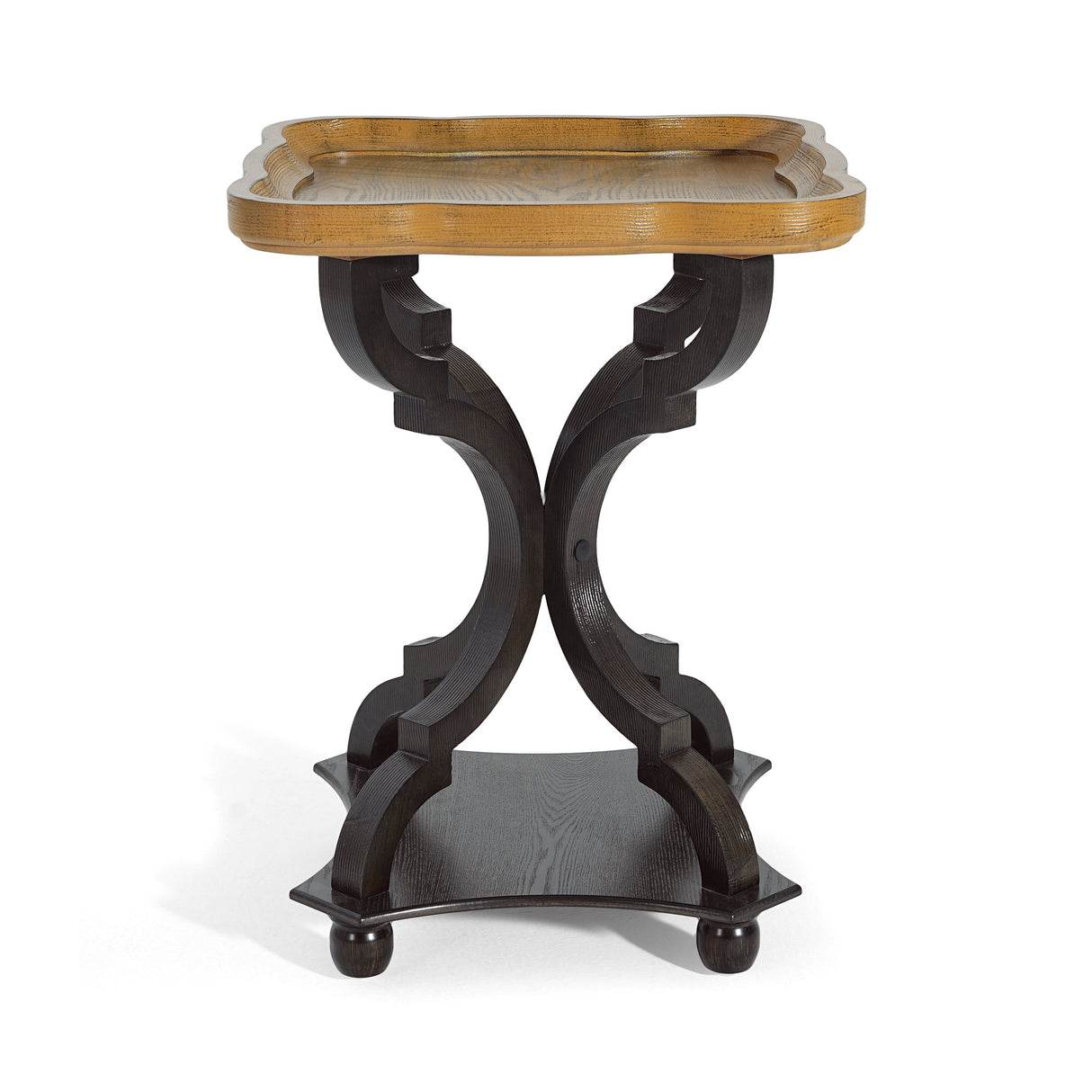 End Table (Natural + Black)