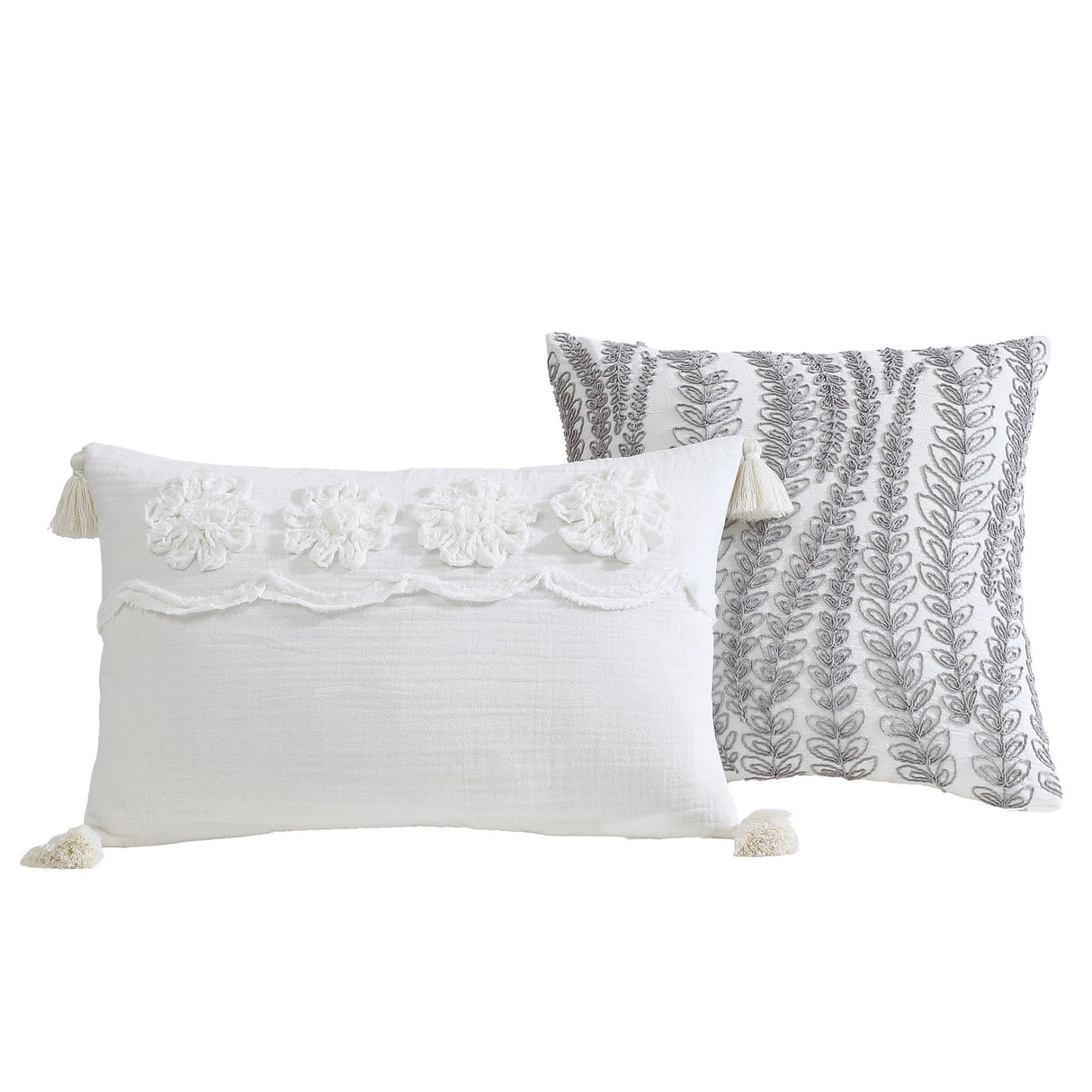 Tacey 5 Pc Textured Woven Jacquard Comforter Set