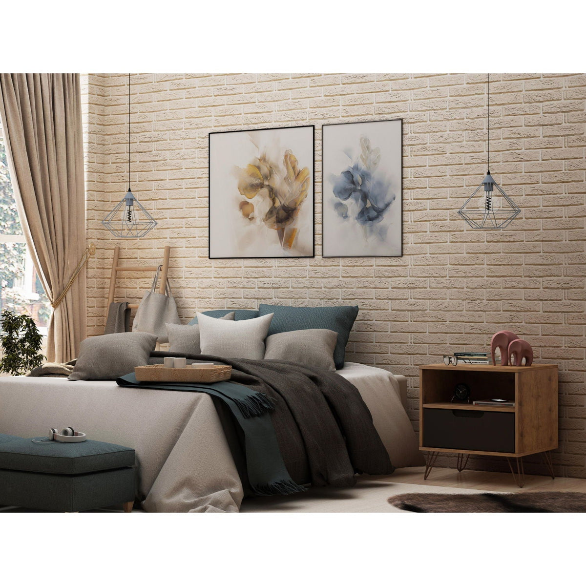 Rockefeller - Nightstand With 1 Drawer