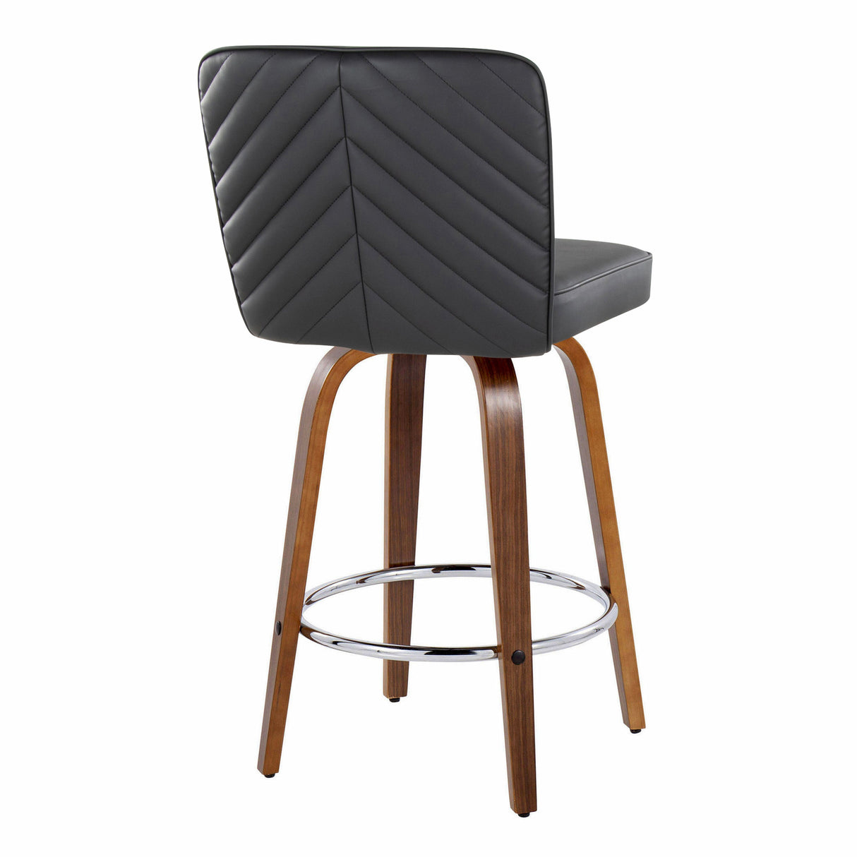 26" Contemporary Fixed-Height Counter Stool with Swivel