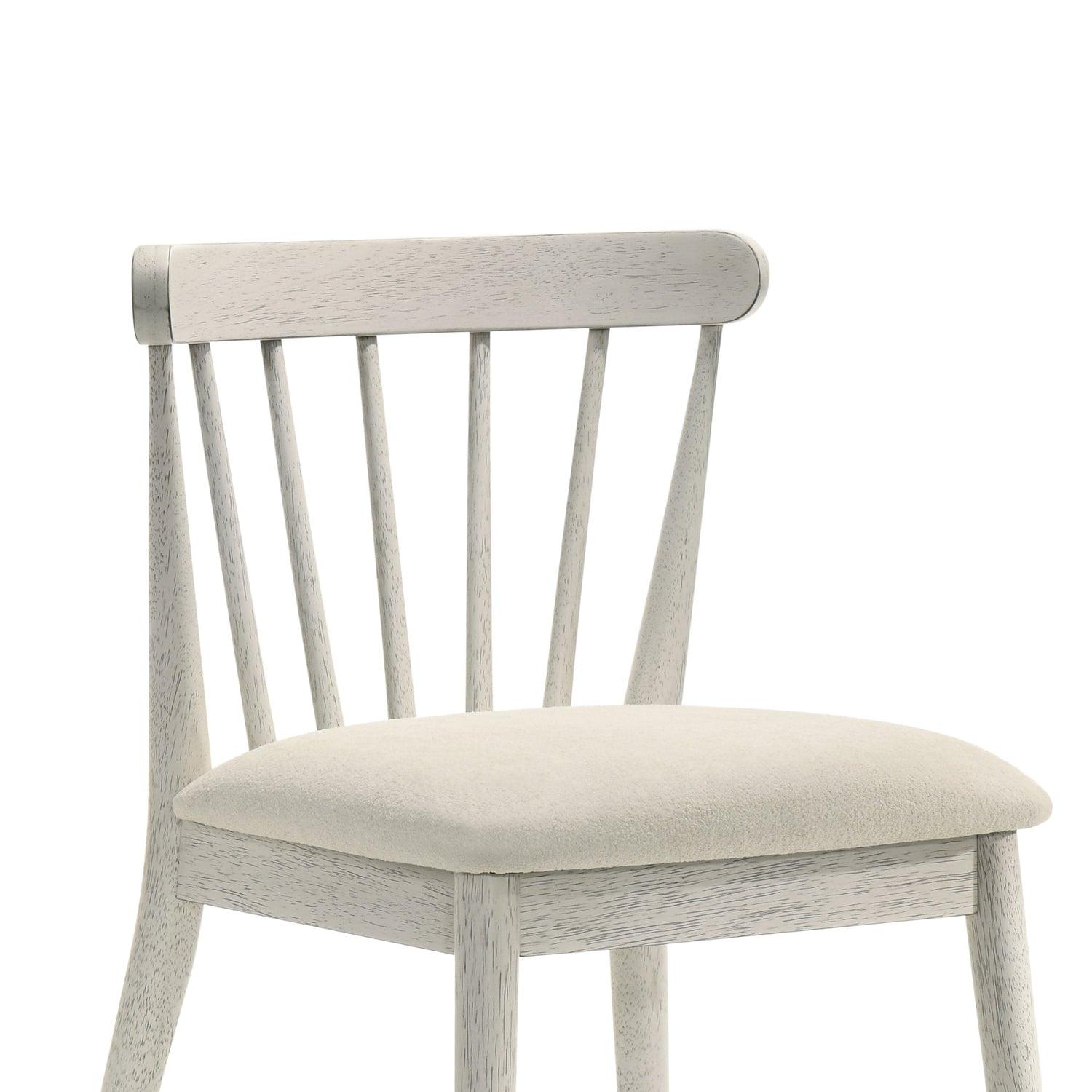 Modern Spindle Back Dining Chairs, Set of 2