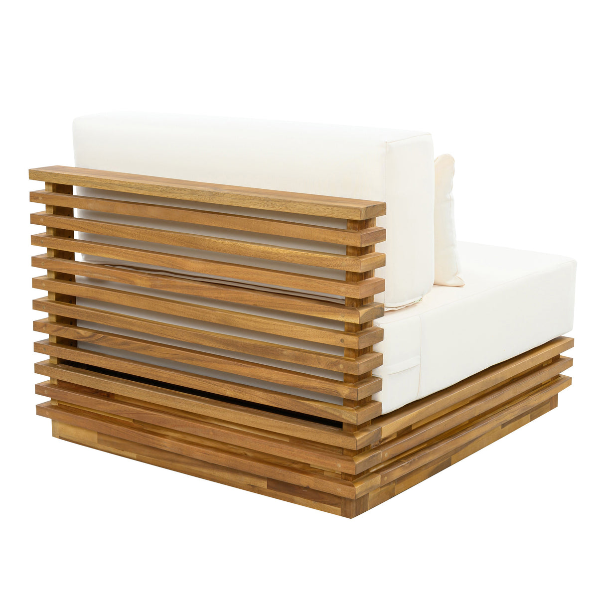 Oversized Outdoor 3-Piece Chat Set with Two Club Chairs and Side Table