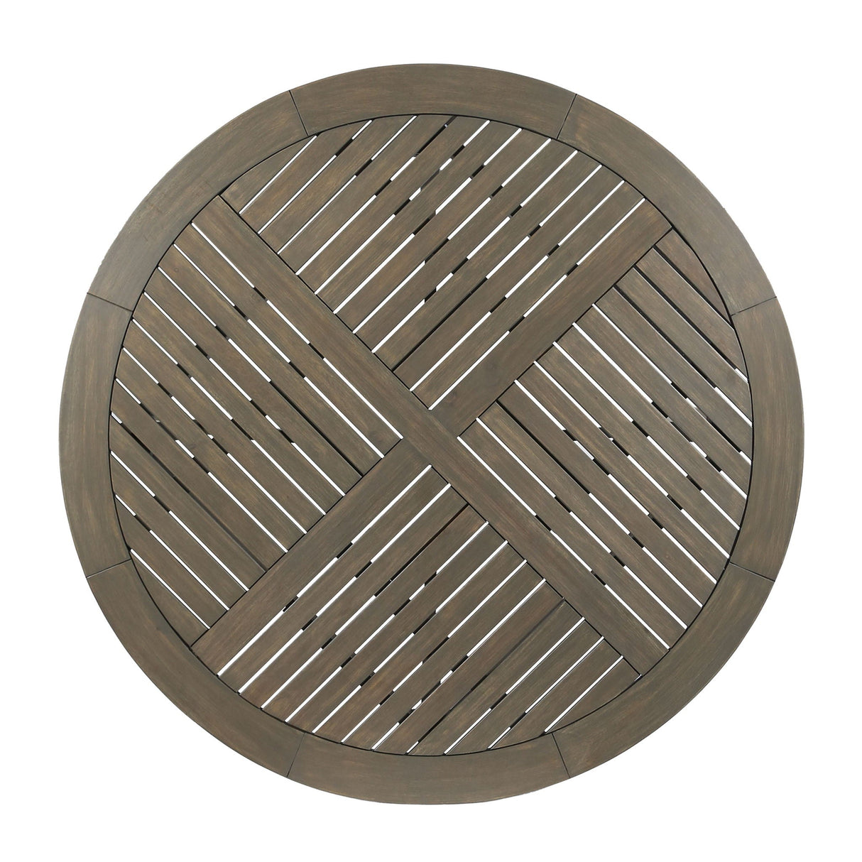 Hermosa - Outdoor Acacia Wood Table Circular Design