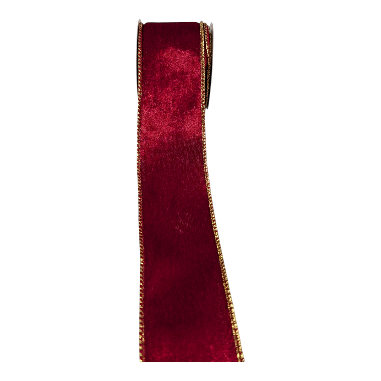 2.5" x 3 Yard Christmas Ribbon - Classic Red and Gold