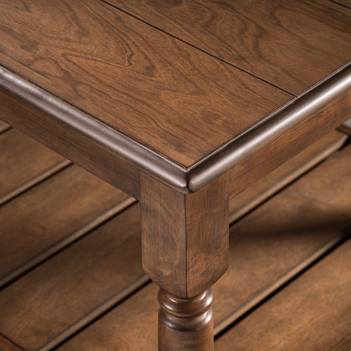 Vibe Haus Farmhouse Wooden Coffee Table