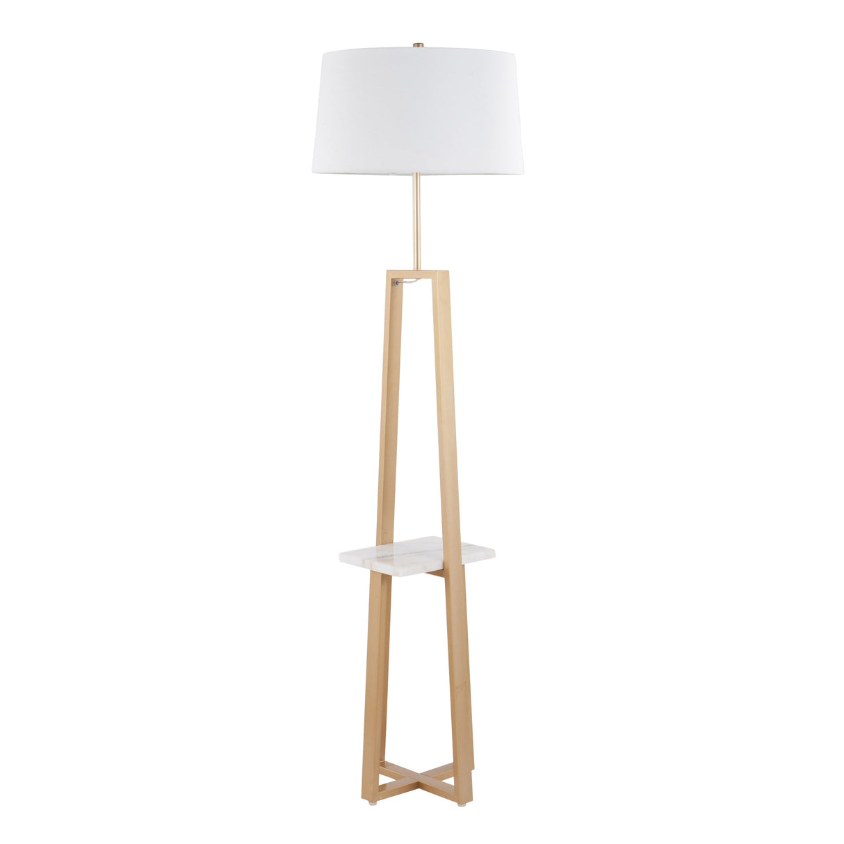 Cosmo Shelf Contemporary Glam Floor Lamp